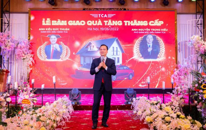 Ông Lê Hoàng Hải Tổng Giám đốc TCA phát biểu