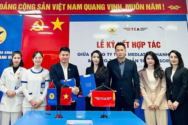 Ký kết hợp tác Medlatec Thanh Hoá TCA tiếp tục hành trình hoàn thành sứ mệnh