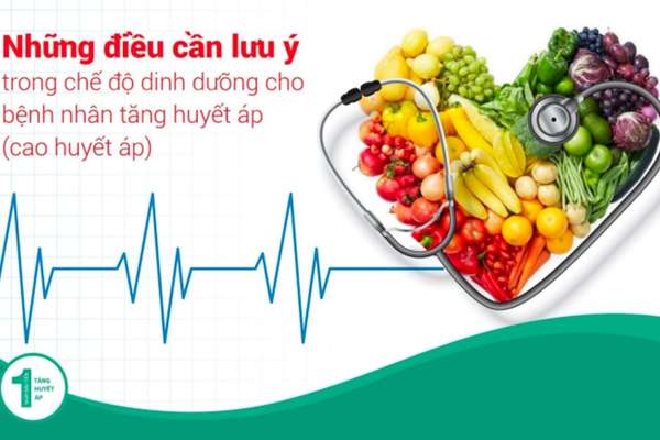 Người cao huyết áp phải nên chú trọng chế độ dinh dưỡng của mình để đảm bảo một sức khoẻ tốt nhất