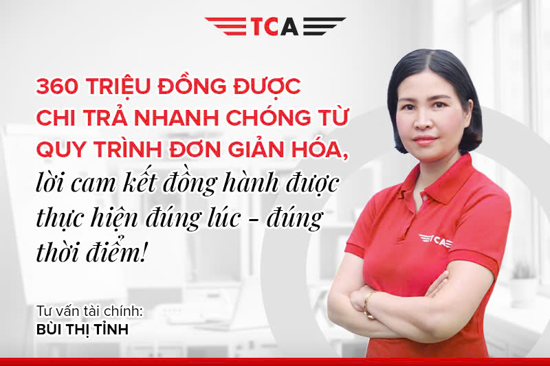 Tư vấn tài chính Bùi Thị Tỉnh hỗ trợ khách hàng nhận quyền lợi