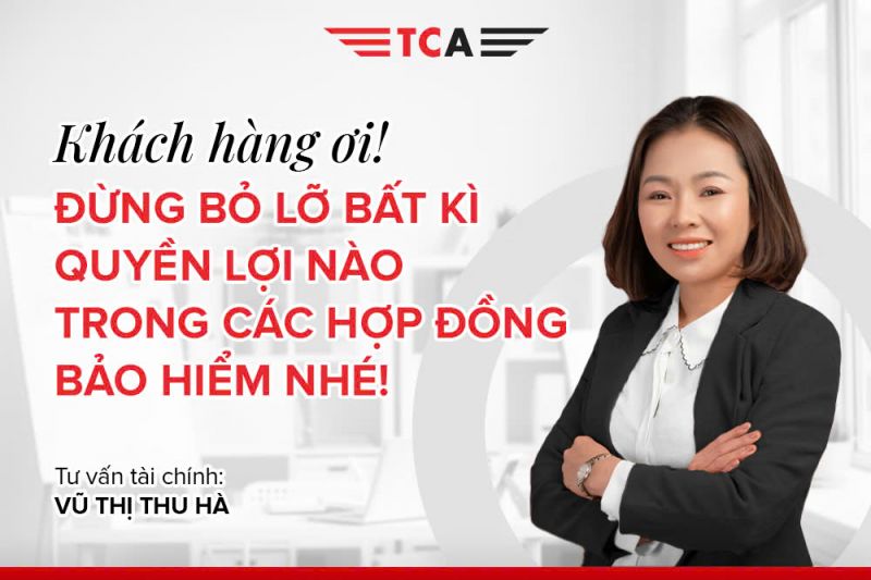 Tư vấn Vũ Thị Thu Hà đồng hành cùng khách hàng nhận quyền lợi