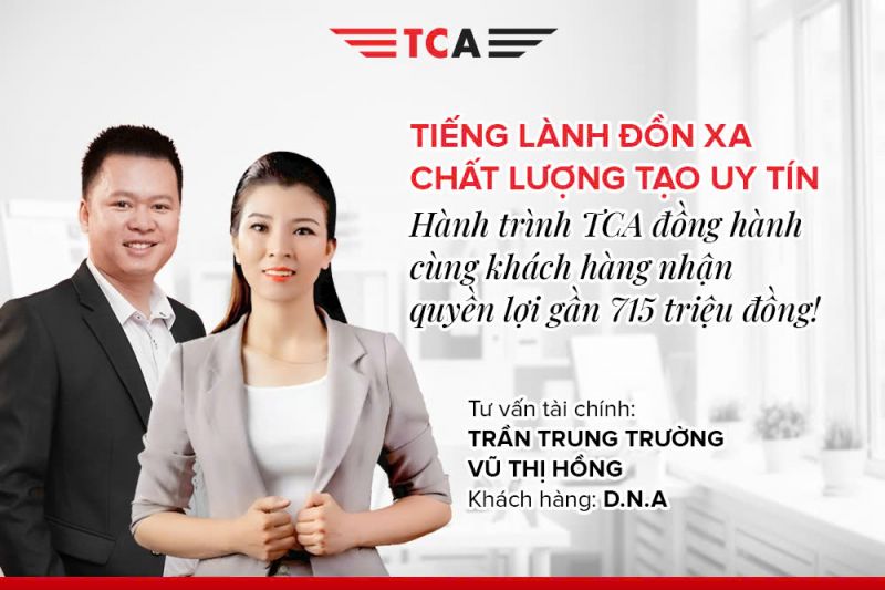 Tư vấn tài chính Vũ Thị Hồng và Trần Trung Trường đồng hành cùng khách hàng nhận quyền lợi