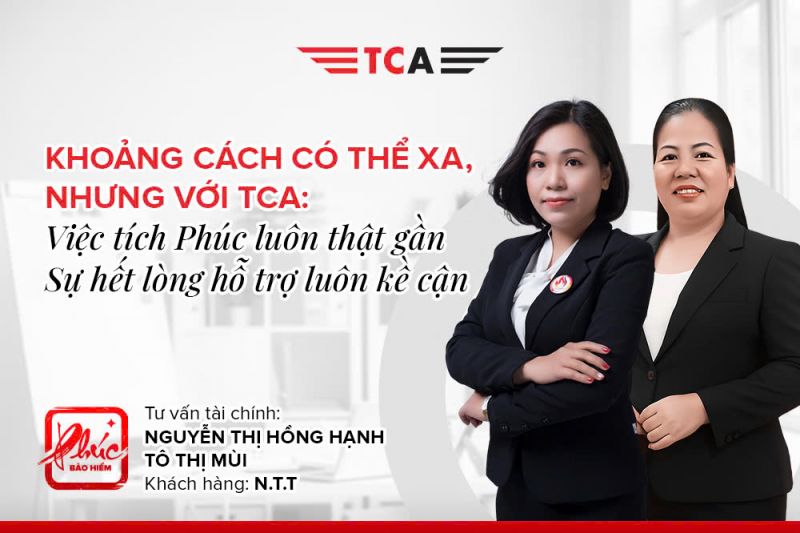 Tư vấn tài chính Nguyễn Thị Hồng Hạnh và Tô Thị Mùi đồng hành cùng khách hàng nhận quyền lợi